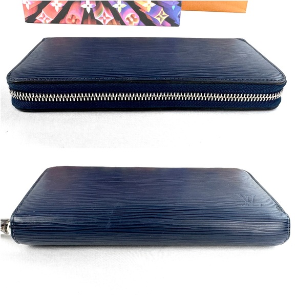 ❌SOLD❌ 💎 Louis Vuitton Navy Epi leather Zippy Wallet - Picture 5 of 14